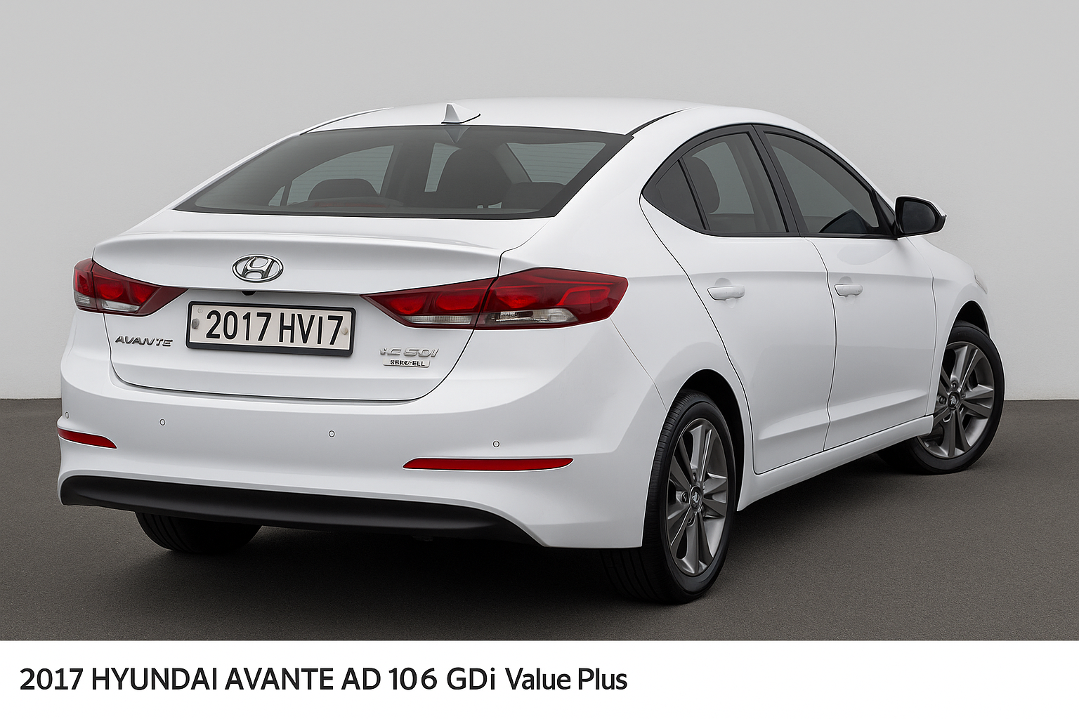 2017 HYUNDAI AVANTE AD 106 GDi Value Plus